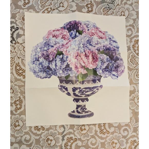 Two's Company Blue Hydrangea Puzzle, 500 Pieces, Spring, Floral - Picture 4 of 5